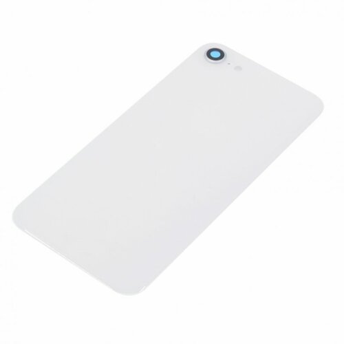 Задняя крышка для Apple iPhone SE (2020) (в сборе со стеклом камеры) белый, AAA задняя крышка для apple iphone 12 в сборе со стеклом камеры синий aaa