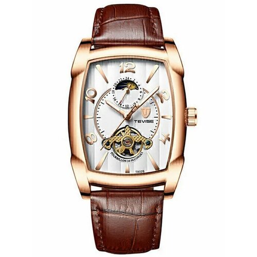 фото Наручные часы tevise часы наручные мужские механические с автоподзаводом золотые tevise. отличный подарок !, золотой