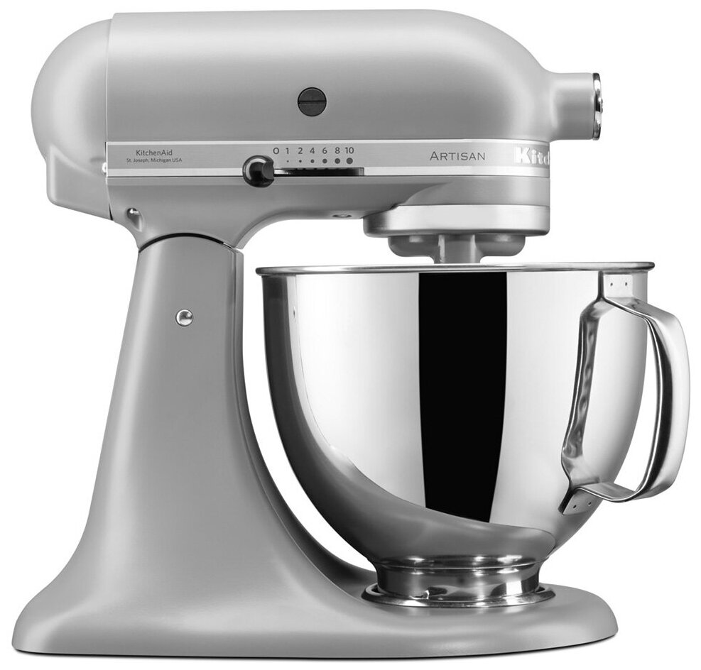 Планетарный миксер KitchenAid 5KSM125EFG Artisan 4.8 Л Матовый Серый