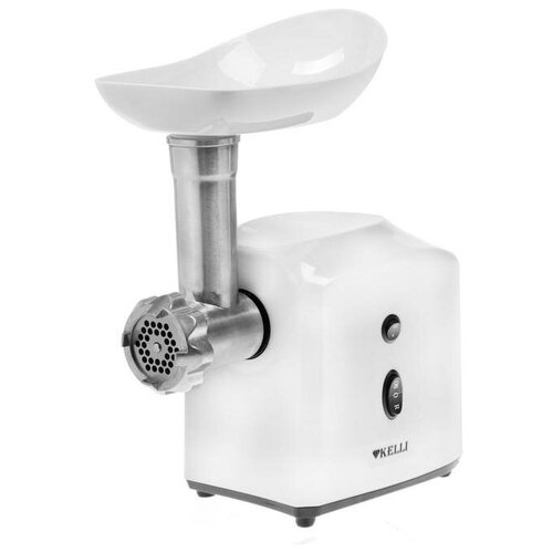 Мясорубка электрическая KELLI KL-5003 1300 Вт 2 скорости 2 насадки белая 549900₽