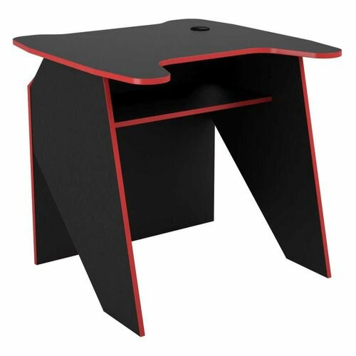Стол игровой витал-пк СтК003-1, ЛДСП, черный и красный