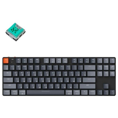 Клавиатура беспроводная KEYCHRON K1SE, TKL, RGB подсветка, Mint Switch (K1SE-E5)