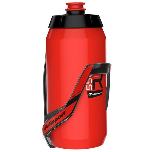 Комплект Polisport флягодержатель HOLDER PRO + фляга BOTTLE R550 Красный