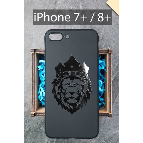 Силиконовый чехол One king для iPhone 7+ / iPhone 8+ / Айфон 7+ / Айфон 8+ силиконовый чехол вишня для iphone 7 iphone 8 айфон 7 айфон 8