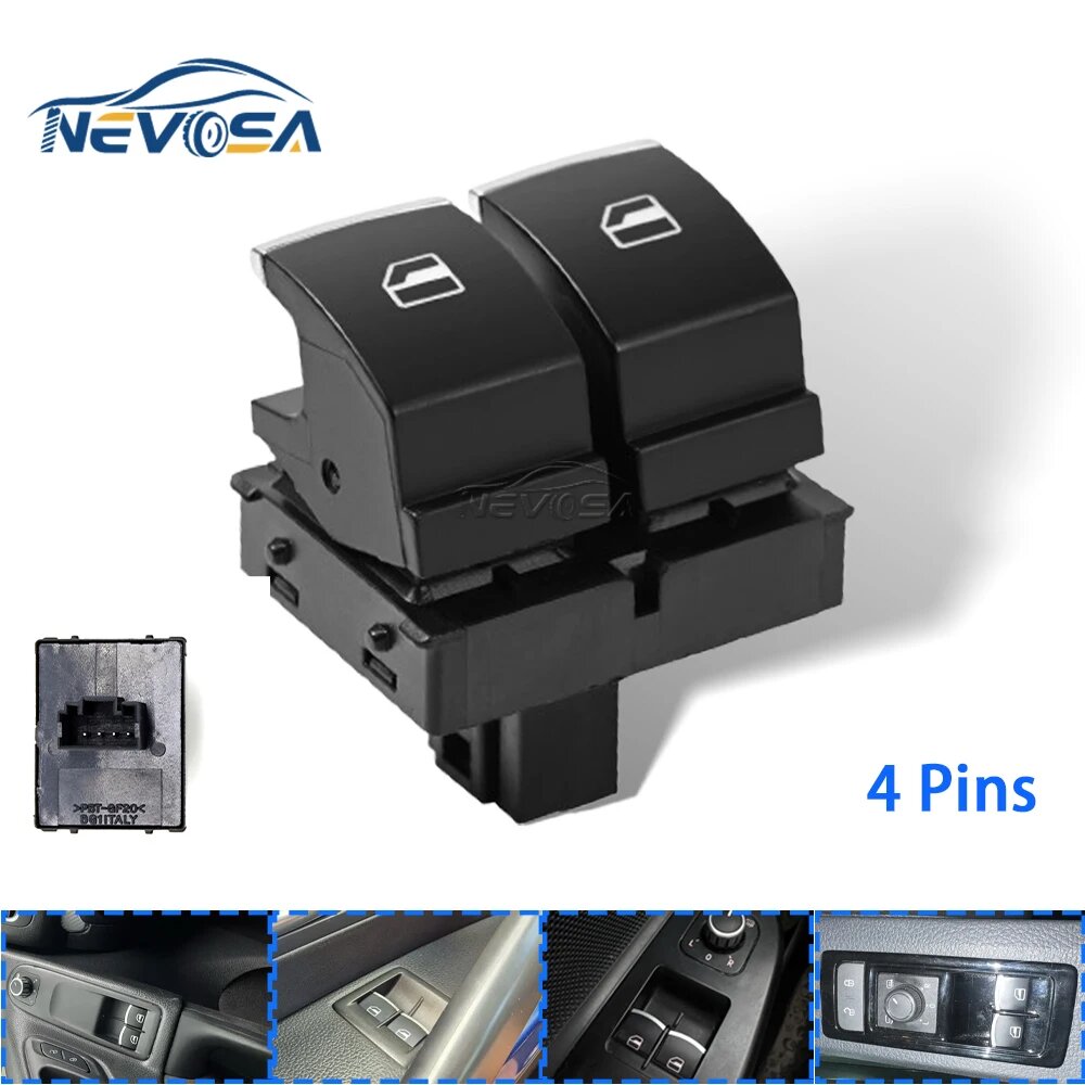 Кнопка Управления Стеклоподъемником 5K3959857 Для VW Golf 5 6 Polo GTI Scirocco Eos Passat Caddy Skoda Fabia - Главный Перекл.