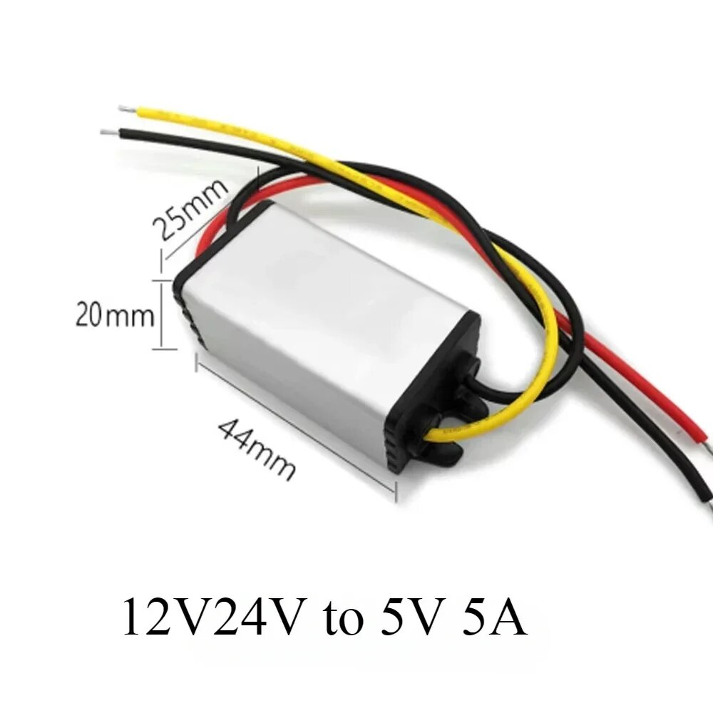 WAOHEI DC/DC Конвертер 12В/24В в 5В 12V24V to 5V 5A