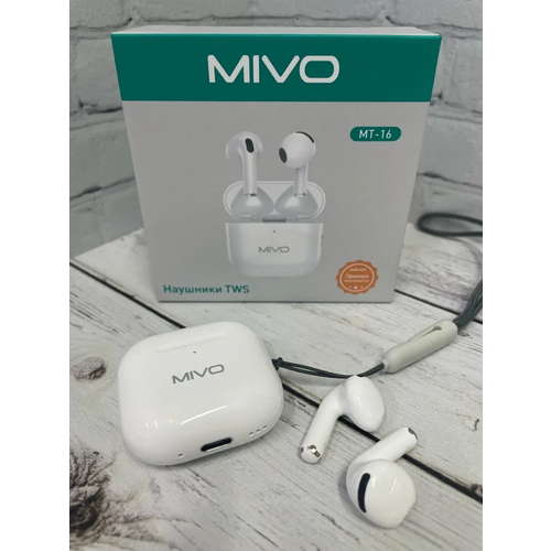 Беспроводные наушники Mivo MT-16 белый 110000₽
