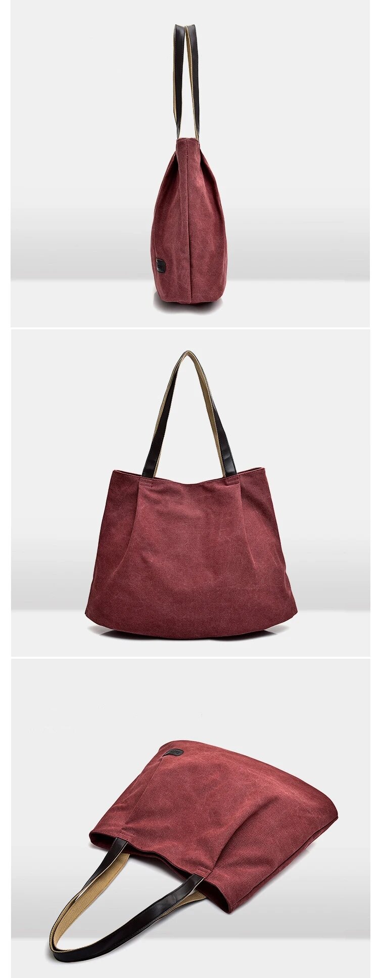 фото Сумка-тоут из натурального хлопка "Стиль канвас"