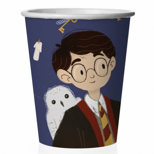 Стакан бумажный Волшебники Happy Birthday в наборе 6 штук 455₽