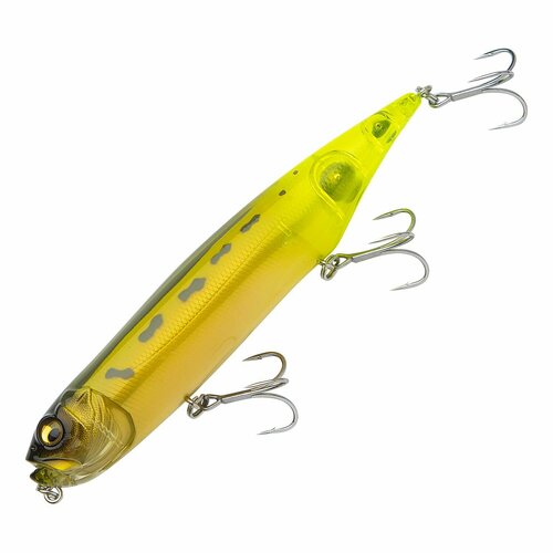 Воблер для рыбалки Megabass Dog-X Diamante 120 F Silent #Frog-Cct, 21 гр, 120 мм, на жереха, окуня, щуку, вокер, всплывающий