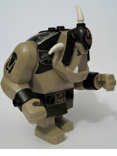 Минифигурка Lego Castle Fantasy Era - Troll, Dark Tan with Black Armor cas423