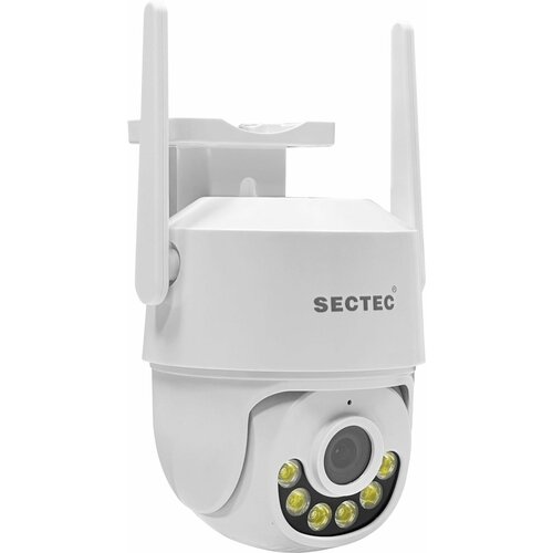 Поворотная WI-FI миниатюрная уличная камера SECTEC IPPTZ240-2M-SD-W-A