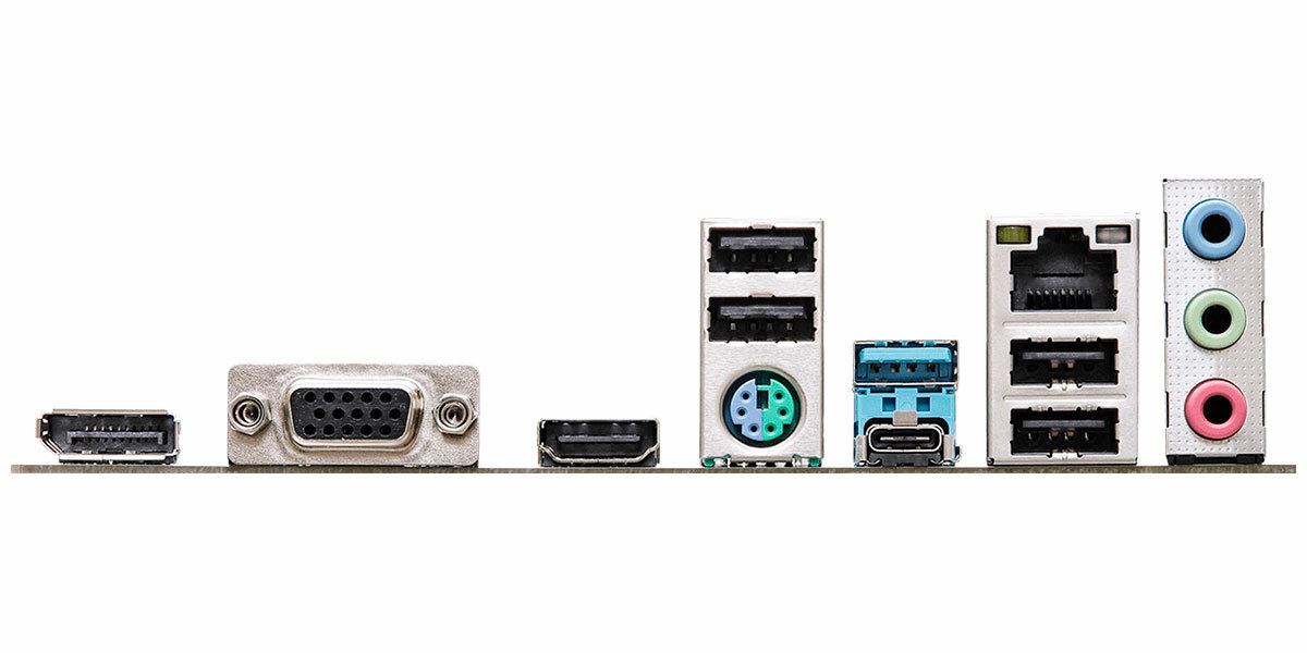 Материнская плата mATX ASRock (LGA1700, H610, 2*DDR5 (5600), 4*SATA 6G, M.2, 2*PCIE, Glan, D-Sub, HDMI, DP, USB Type-C, USB 3.2, 4*U - фото №7