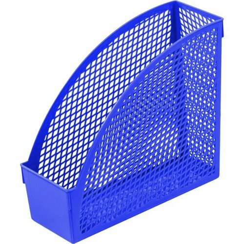 Лоток для бумаг вертикальный Calligrata Офис-класс для бумаг синий 477₽