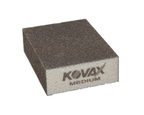Шлифовальная абразивная губка KOVAX Medium 100 x 68 x 25 мм 4-х сторонняя (4x4) 902-0010 5 шт.