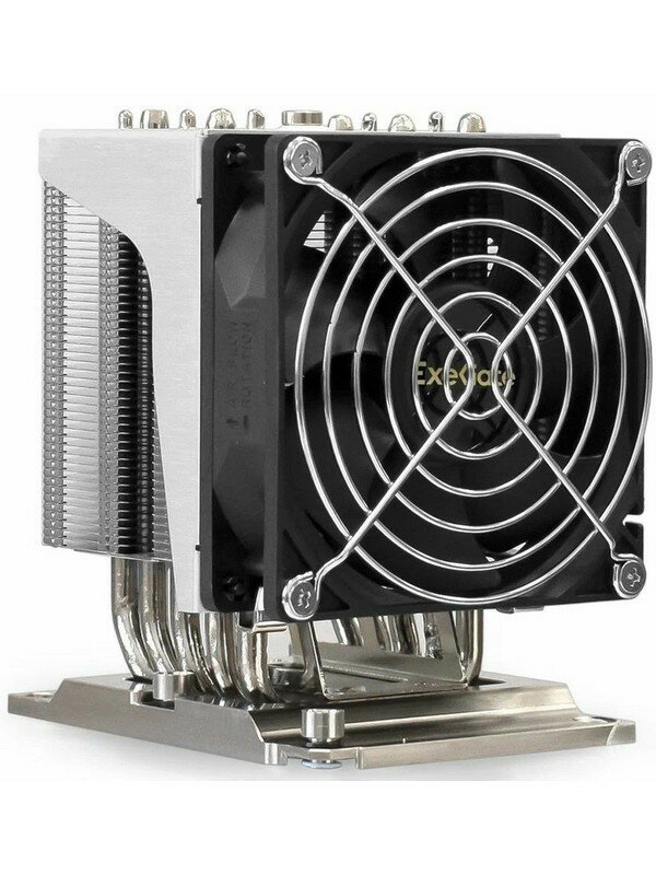 Кулер Exegate EX293441RUS LGA3647 (Al+Cu, 60mm fan, 1900-3800RPM, 44 dBa, 4-pin PWM, TDP 205W) retail box - фото №1