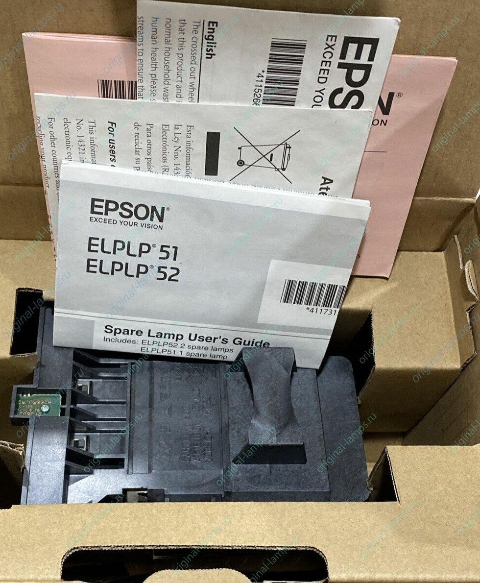 Epson ELPLP51 / V13H010L51 (OM) оригинальная лампа в оригинальном модуле