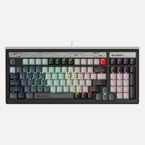 Изображение товара Клавиатура A4TECH Bloody B950, USB, серый + черный