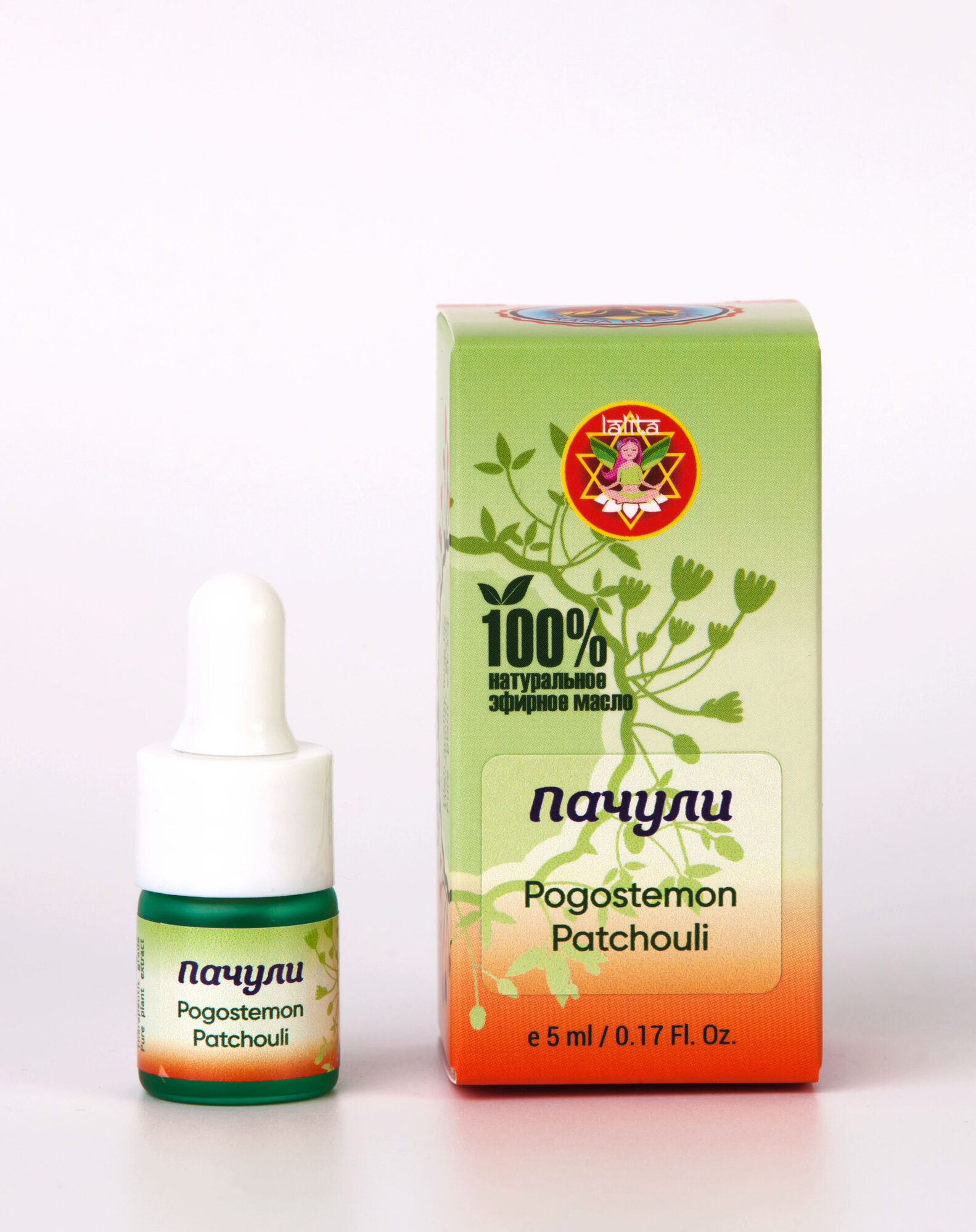 Пачули (эфирное масло) / Pogostemon Patchouli / 5 мл / стекло / Prana Healing / LALITA®