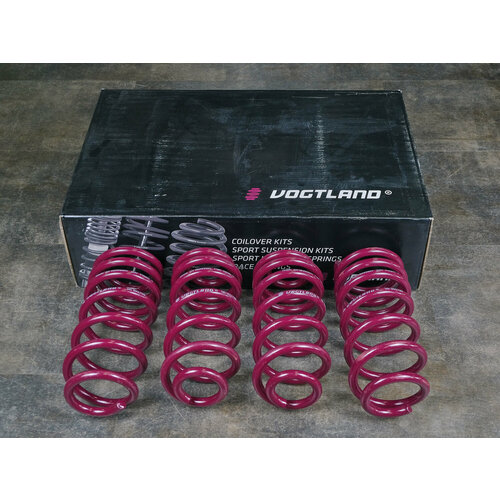 Спортивные укороченные пружины Vogtland Audi A4 B9 (B8 B81) Sedan (2WD 1.4TFSi 2.0TFSi 2.0TDi) (2015-) с занижением 30/30 мм, 951733