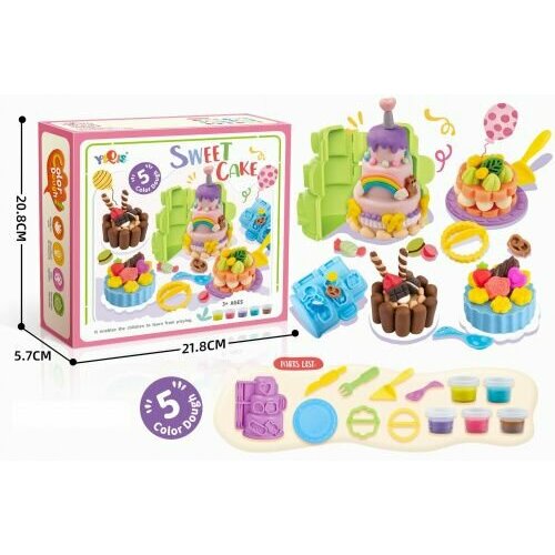 Набор для лепки из мягкого пластилина детский 