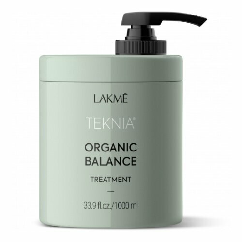 lakme teknia organic balance treatment интенсивная увлажняющая маска для всех типов волос 250 г 250 мл банка LAKMÉ, ORGANIC BALANCE, TREATMENT, Интенсивная увлажняющая маска для всех типов волос, 1000 мл