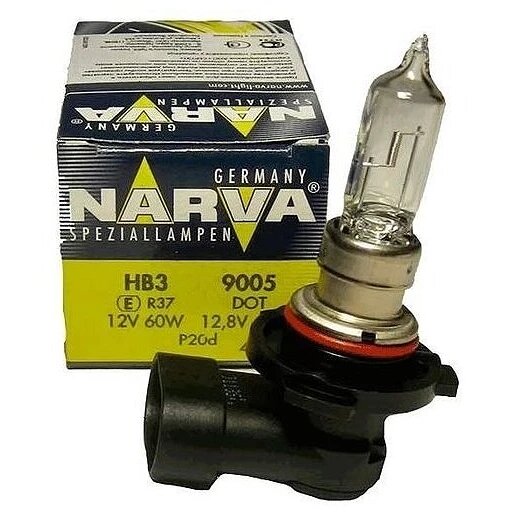 Лампа галогенная Narva 48005 HB3 12V 60W, 1