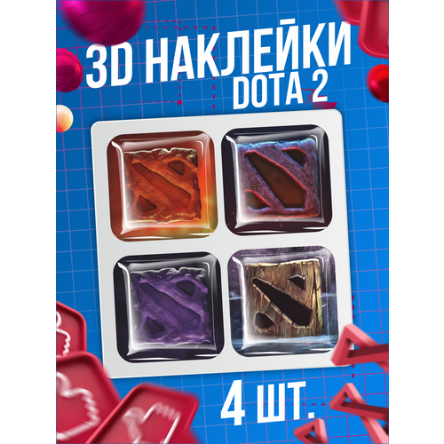 Наклейки на телефон 3D стикеры игра Dota 2 Пудж наклейки стикеры дота 2