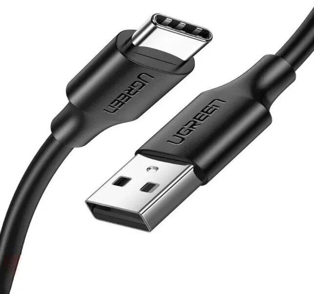 Кабель Ugreen US287 (60116) USB-A 2.0 to USB-C Cable (1 метр) чёрный