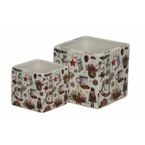 Набор из 2-х кашпо 