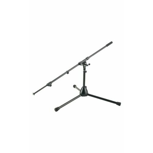 K&M 25500-300-55 микрофонная стойка "журавль", низкая, чёрная, 290 мм