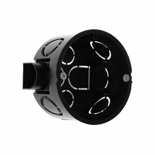 Коробка установочная 68х40 мм IP20 для сплошных стен черная 123₽