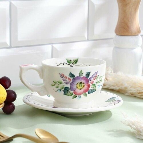 Чайная пара Шиповник Семикаракорская керамика 1335₽