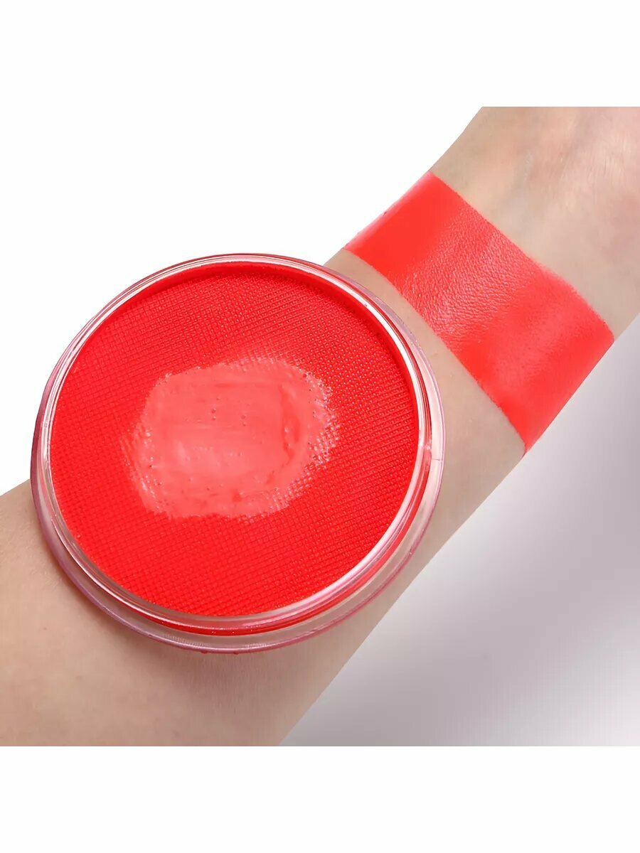 Аквагрим в шайбе 30 цветов, 30 грамм клубничный