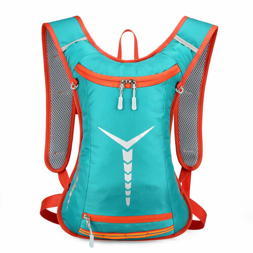 Сумка для горного велосипеда Other, 20-35 л, озерно-голубая, с зеленым