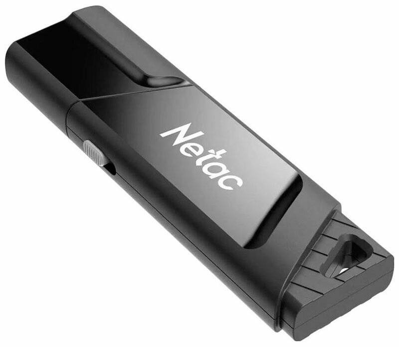 Флеш-накопитель Netac U336, USB3.0, Write protect Switch, Flash Drive, 32GB (NT03U336S-032G-30BK)