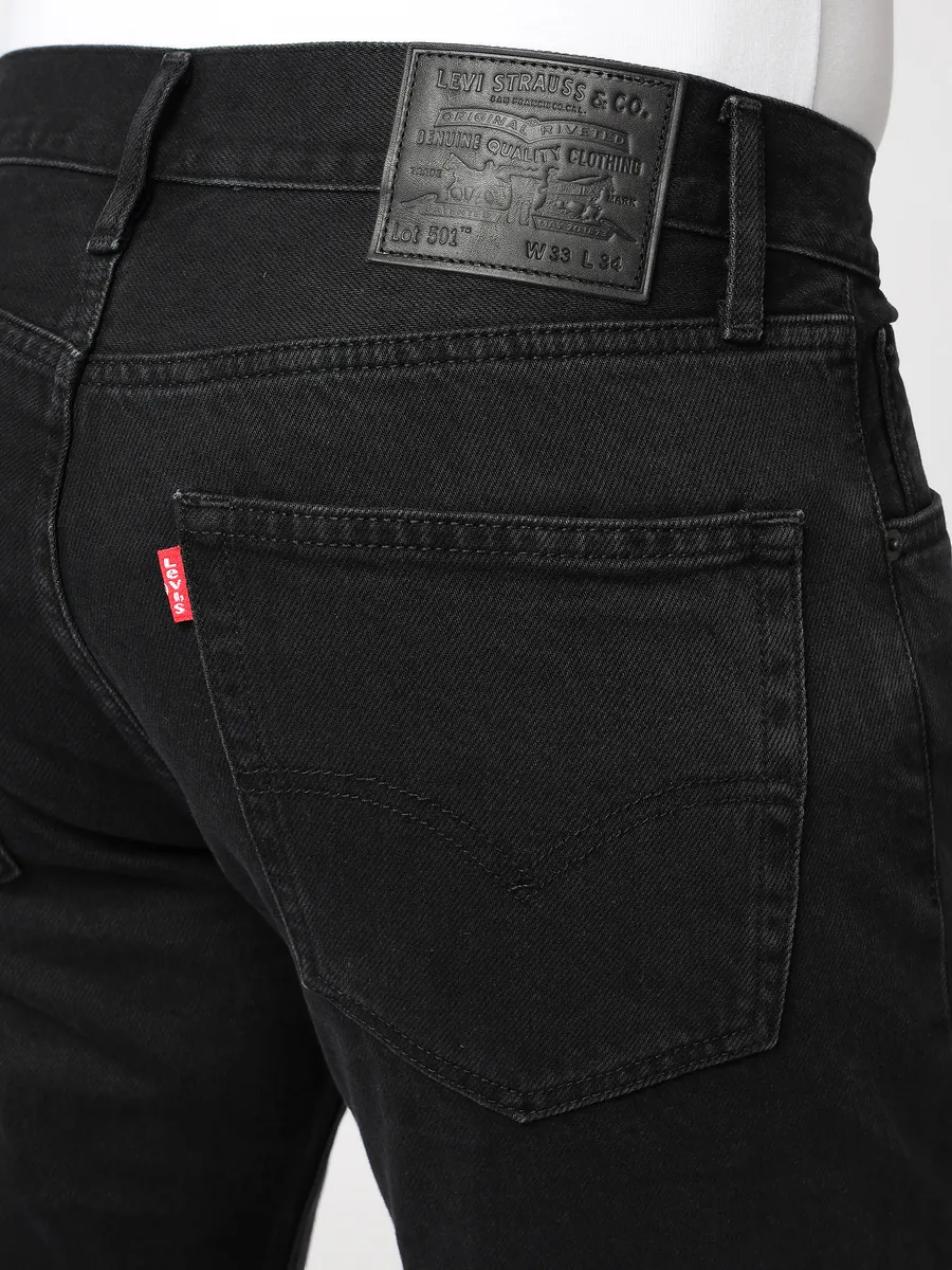 Джинсы классические Levi's, размер 34, черный — фото 1