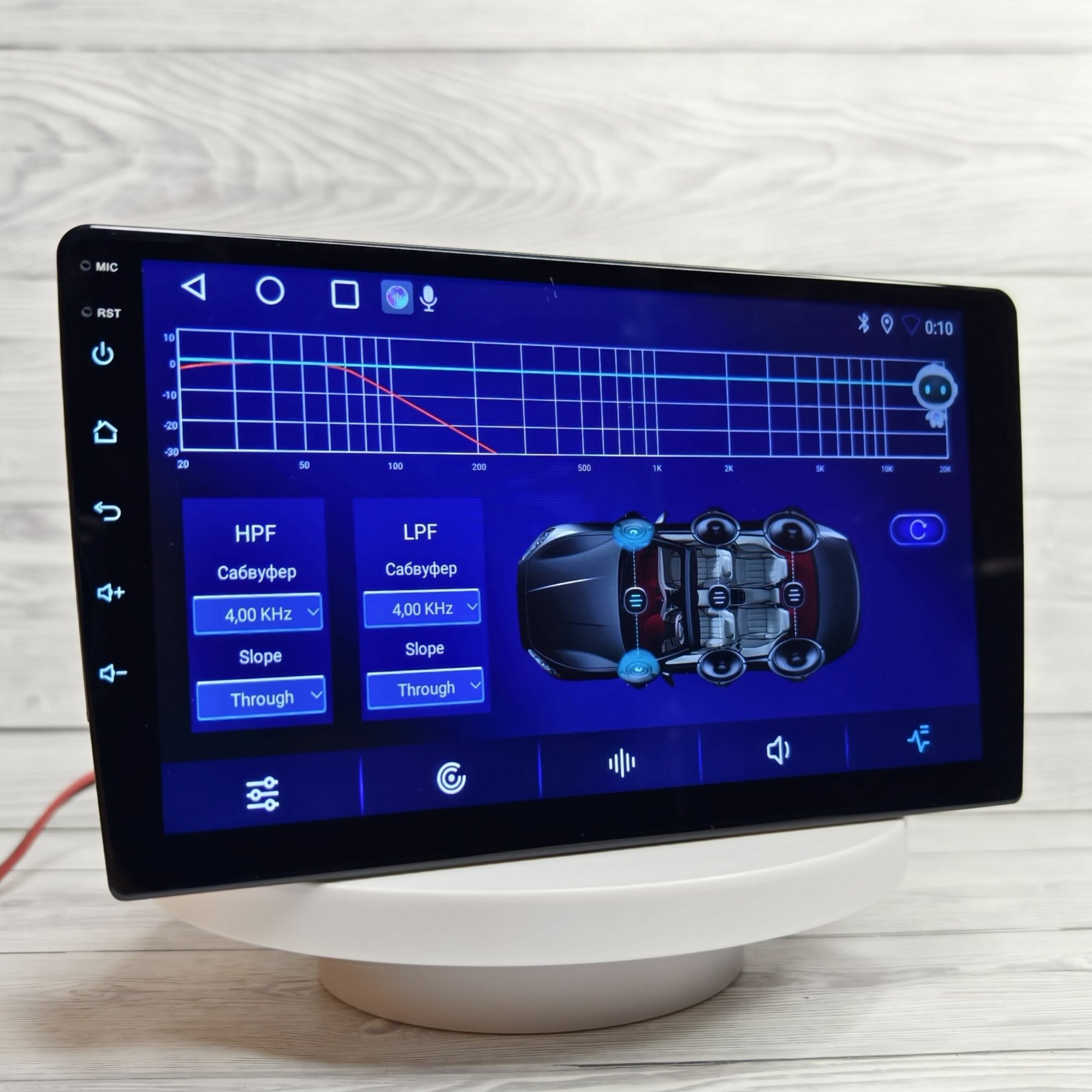 Магнитола BOS-MINI A1 Pro, 4+64GB, 2 DIN 9 дюймов, Android 12, DSP процессор, GPS, Wi-Fi