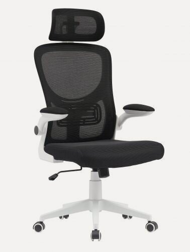 Изображение товара Кресло офисное Stool Group TopChairs Airone, белый, с черной сеткой
