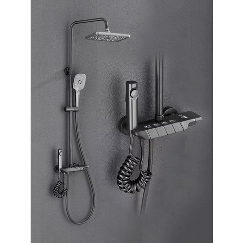Душевой комплект с кнопочным смесителем 5600₽