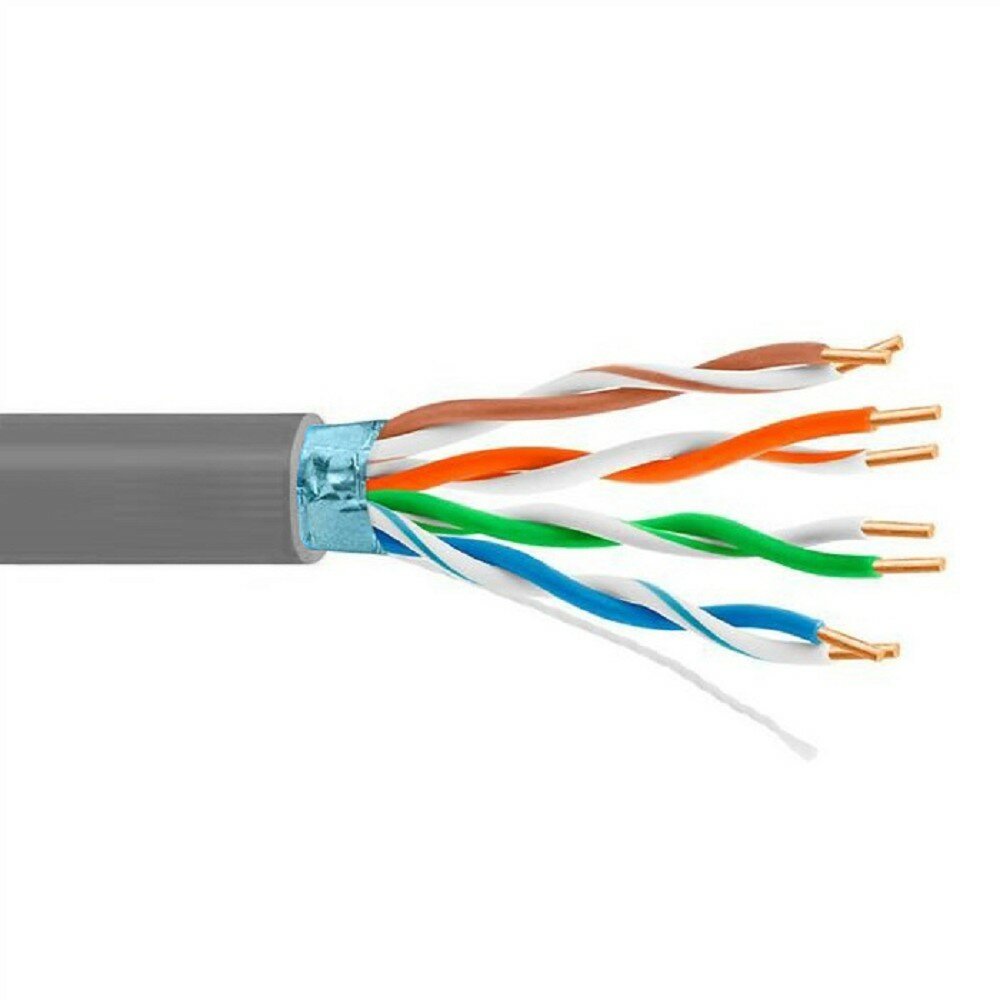5bites Кабель Кабель FS5505-100A витая пара FTP SOLID 5E 24AWG CCA PVC 100M