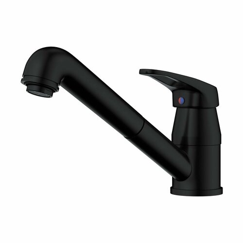 Смеситель для кухни OMOIKIRI Tateyama-S-GB с вытяжным изливом / графит