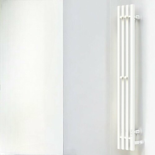 Полотенцесушитель электрический TermoPrime 1200*205мм белый 4 крючка, 4 секции подключение справа