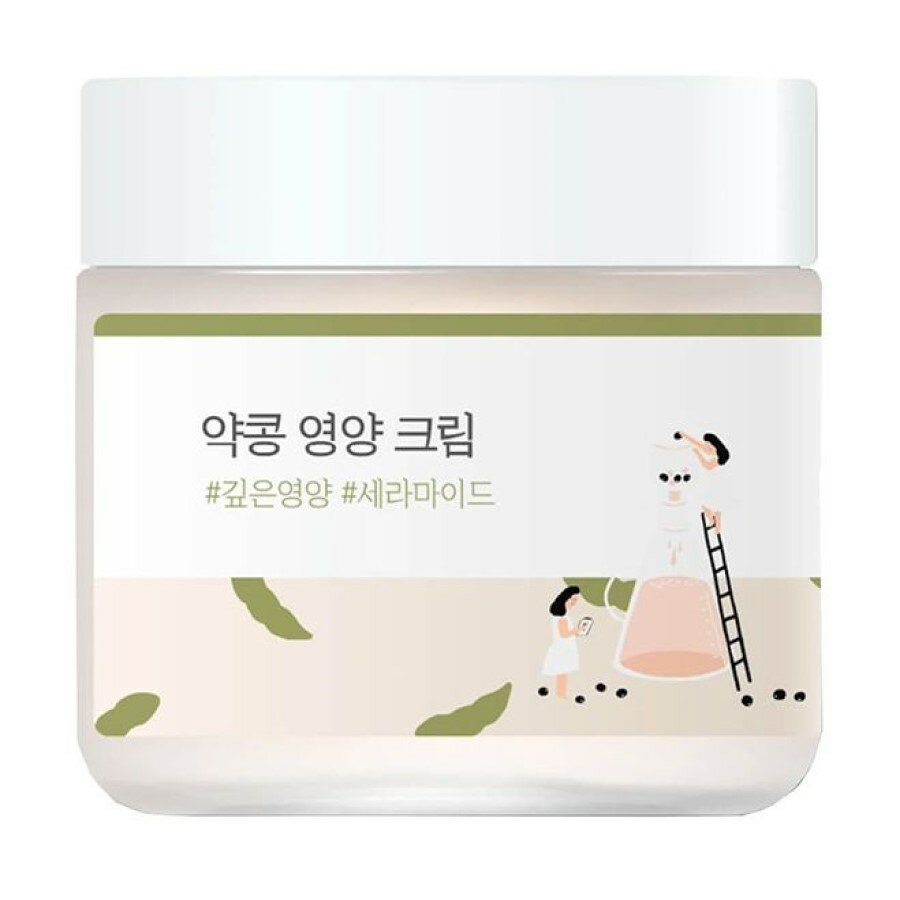 Round Lab Питательный крем для лица с чёрной соей Soybean Nourishing Cream 80 мл