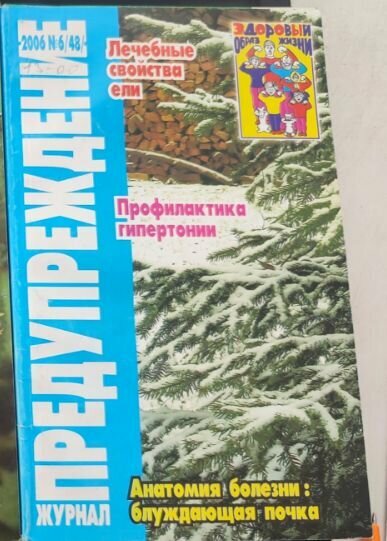 Журнал Предупреждение 2006 № 6/48