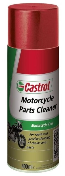 CASTROL 15BB3D Спрей очищающий для мет.частей мото. Motorcycle Parts Cleaner 0.4л