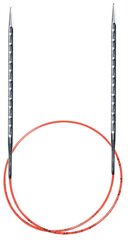 Спицы металлические круговые супергладкие c квадратным кончиком addiNovel, N2,5, 100 см.
