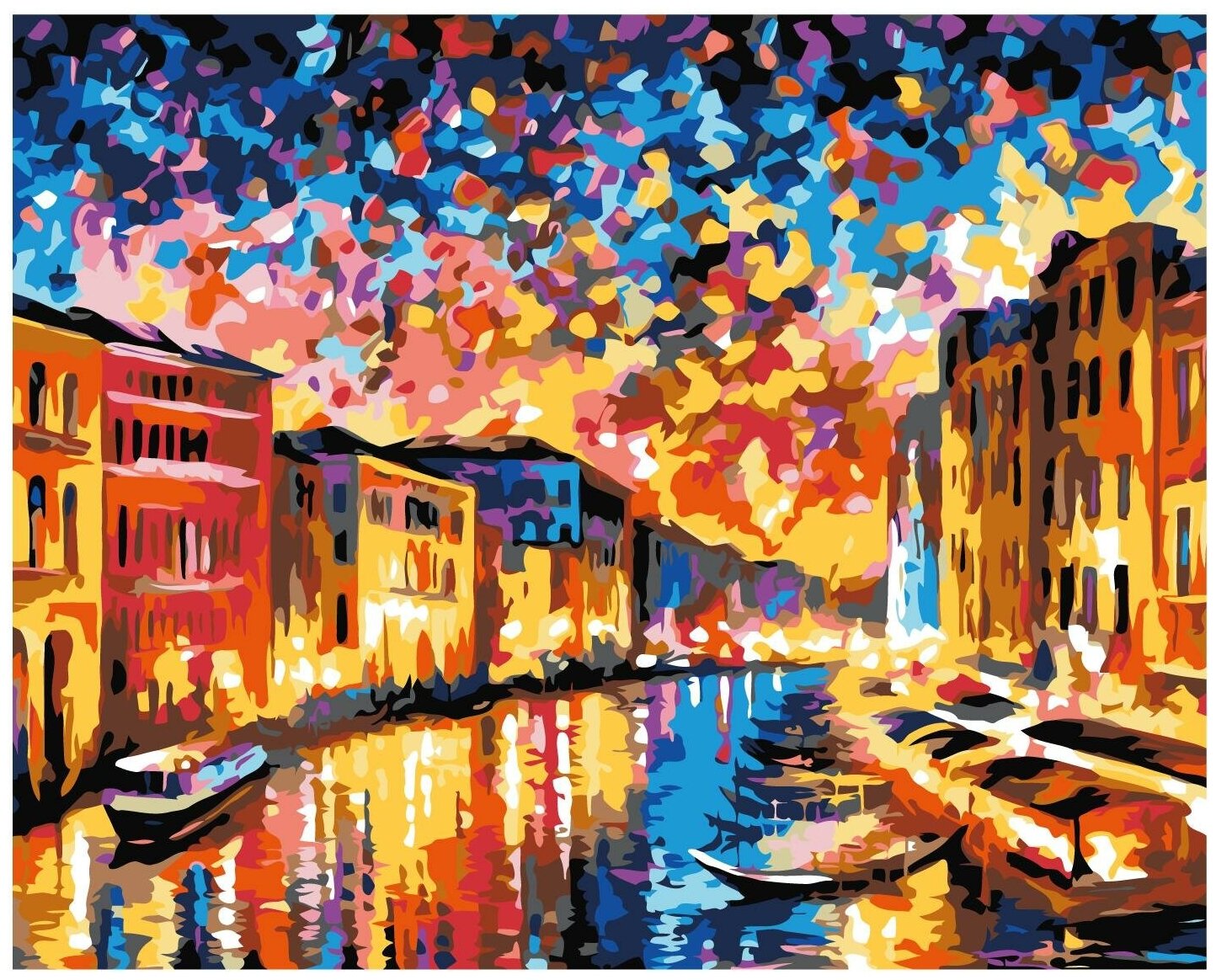 Венеция, Гранд-канал Раскраска по номерам на холсте Живопись по номерам