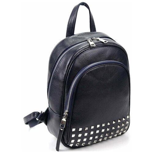 фото Женский кожаный рюкзак 1461-а блу (76055) fuzi house