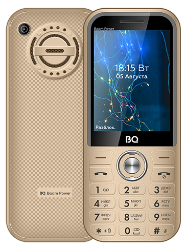 Мобильный телефон BQ 2826 Boom Power Gold (86189367)